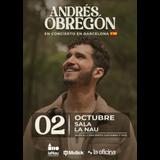 Concierto de Andrés Obregón en Barcelona Miercoles 2 Octubre 2024