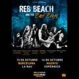 Concierto de Reb Beach & The Bad Boys en Barcelona Martes 15 Octubre 2024
