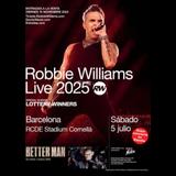 Concierto de Robbie Williams en Barcelona Sabado 5 Julio 2025