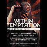 Concierto de Within Temptation en Barcelona Sabado 23 Noviembre 2024