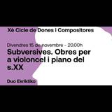 Xè Cicle de Dones i Compositores Viernes 15 Noviembre 2024