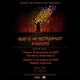 Concierto de God Is An Astronaut en Barcelona Viernes 10 Octubre 2025