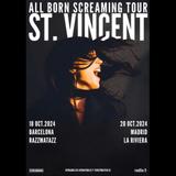 Concierto de St. Vincent en Barcelona Viernes 18 Octubre 2024