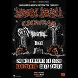 Napalm Death + Crowbar + Full of Hell + The Brat en Barcelona Miercoles 26 Febrero 2025