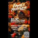 Family Partner: Manu Desrets, Serial Killerz, Nati Cerutti Viernes 4 Octubre 2024