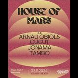 House Of Mars: Arnau Obiols + Cucut + Jonama + Tambo Sabado 23 Noviembre 2024