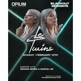 LeTwins x Blackout Mondays Lunes 10 Febrero 2025