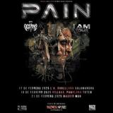 Concierto de Pain en Barcelona Dilluns 17 Febrer 2025