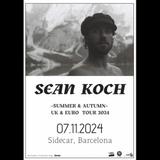 Concierto de Sean Koch en Barcelona Thursday 7 November 2024