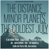 LIVE! The Distance + Minor Planets + THE COLDEST JULY Saturday 5 October 2024