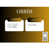 OBRIM Tuesday 10 December 2024