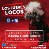 Jueves - Los Jueves Locos +18 - Otto Zutz Thursday 19 September 2024