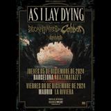 As I Lay Dying + Decapitated + Caliban + Left To Suffer en Barcelona Thursday 5 December 2024