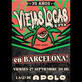 Concierto de Viejas Locas en Barcelona Friday 27 September 2024